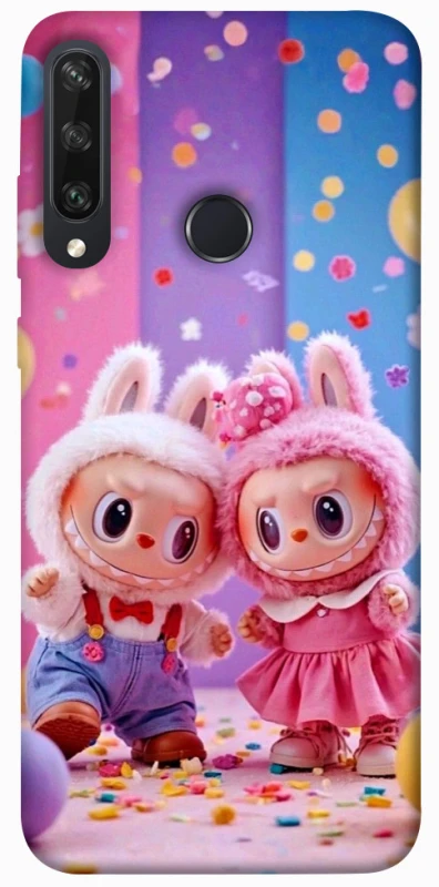 Чохол на Huawei Y6p Labubu twins ver.3 фото 1 з 1