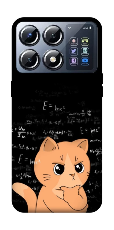 Чехол на Xiaomi POCO X8 Pro Smart cat фото 1 Чехол на Xiaomi POCO X8 Pro Smart cat фото 1 из 1