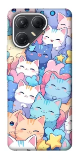 Чехол на TECNO Pova 7 Funny Kittens ver.3 фото 1 из 1