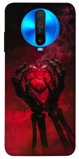 Чохол на Xiaomi Poco X2 Heart in the hands of a skeleton фото 1 з 1