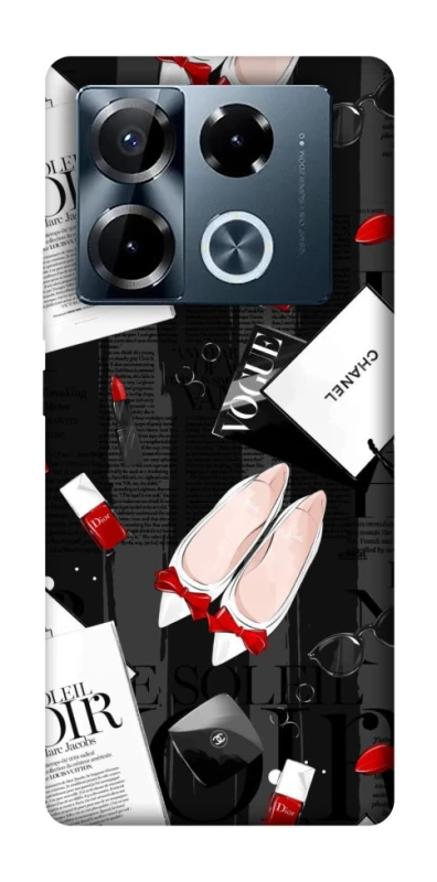 Чохол на Infinix Note 40 Pro 4G Fashion collage ver.4 фото 1 з 1