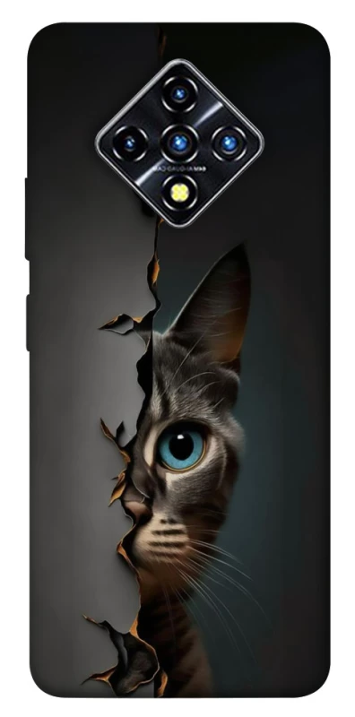 Чехол на Infinix Zero 8 Кот-подглядыватель v2 фото 1 из 1
