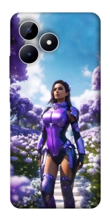 Чехол на Realme Note 50 5G Cyber space girl ver.4 фото 1 из 1