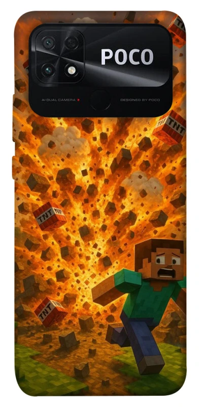 Чохол на Xiaomi Poco C40 Minecraft v7 фото 1 з 1