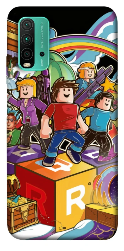 Чохол на Xiaomi Redmi Note 9 4G / Redmi 9 Power Roblox family фото 1 з 1