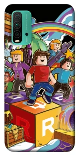 Чехол на Xiaomi Redmi Note 9 4G / Redmi 9 Power Roblox family фото 1 из 1