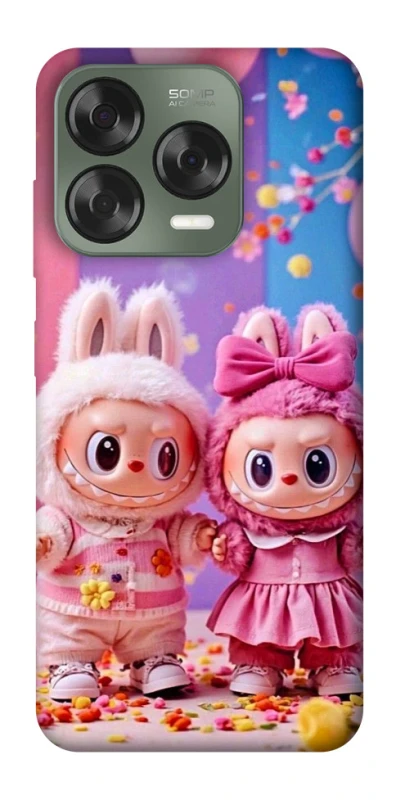 Чохол на ZTE Nubia V70 Design Labubu twins ver.2 фото 1 з 1