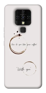Чехол на TECNO Camon 16 SE Coffee with you фото 1 из 1