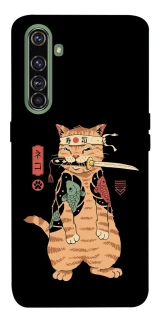 Чехол на Realme X50 Pro Кот-самурай фото 1 из 1