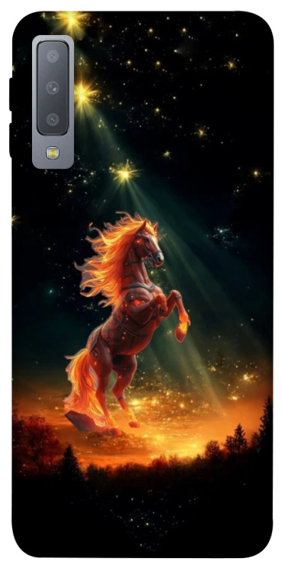 Чохол на Samsung A750 Galaxy A7 (2018) Red Fire Horse ver.2 фото 1 з 1