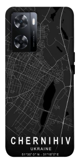 Чохол на OnePlus Nord N20 SE Chernihiv map фото 1 з 1