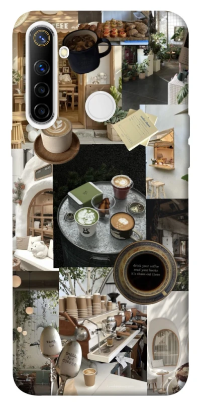 Чехол на Realme 6i Coffee collage ver.4 фото 1 из 1