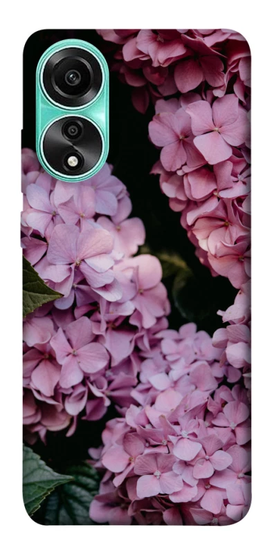 Чехол на Oppo A78 4G Розовые гартензии фото 1 из 1