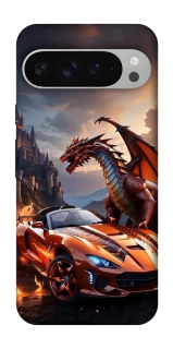 Чохол на Google Pixel 9 Pro XL Сar and dragon фото 1 з 1
