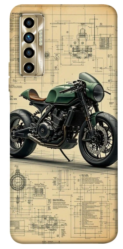 Чехол на TECNO Camon 17P Bike model фото 1 из 1