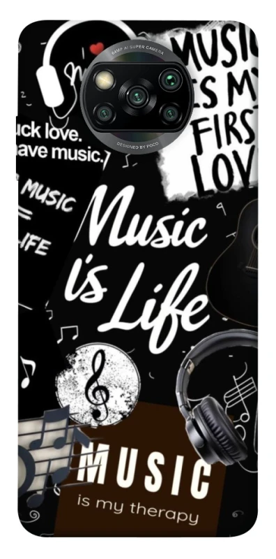 Чохол на Xiaomi Poco X3 NFC / Poco X3 Pro Music is Life фото 1 з 1
