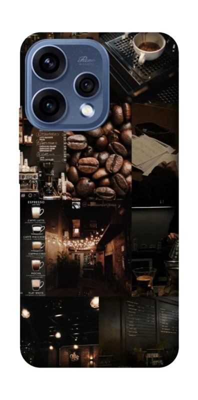Чохол на Oppo Reno 15 Coffee collage ver.1 фото 1 з 2