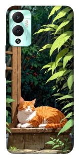 Чохол на Infinix Hot 12 Play red cat фото 1 з 1