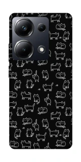 Чохол на Xiaomi Poco M6 Pro 4G Black Cats фото 1 Чохол на Xiaomi Poco M6 Pro 4G Black Cats фото 1 з 1