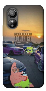 Чехол на ZTE Blade L220 Патрик на гонках фото 1 из 1