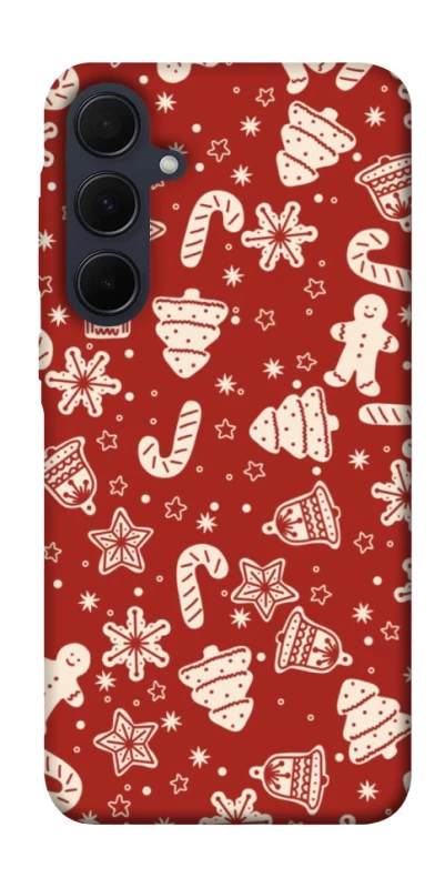 Чехол на Samsung Galaxy A55 Новогодний v3 фото 1 из 1