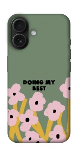 Чехол на Apple iPhone 16 Doing my best фото 1 из 1
