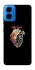 Чохол на Motorola Moto G45 Heart with flowers фото 1 з 1