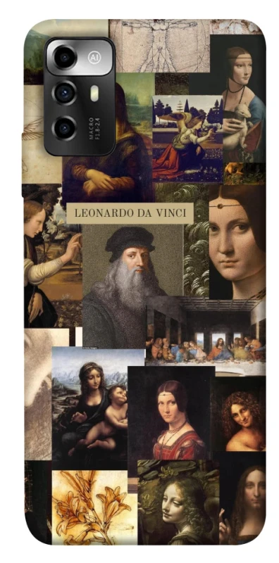 Чехол на ZTE Blade A72 Leonardo da Vinci фото 1 из 1