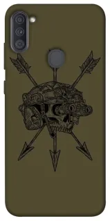 Чохол на Samsung Galaxy A11 Mil skull фото 1 з 1