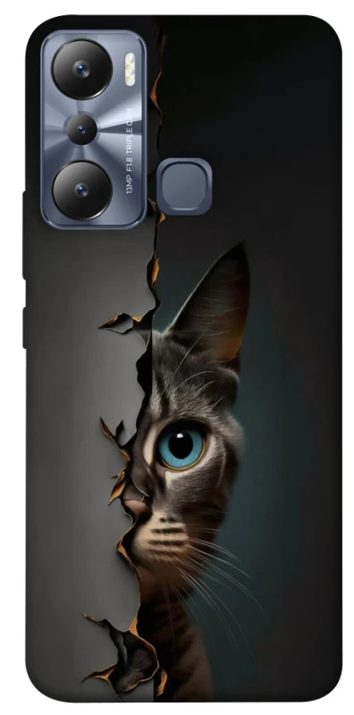 Чохол на Infinix Hot 20i Кіт-підглядач v2 фото 1 з 1