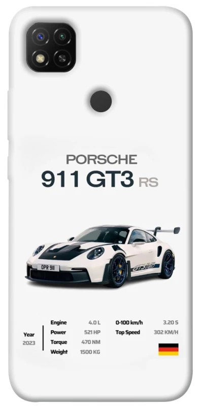 Чехол на Xiaomi Redmi 9C Porsche 911 GT3 фото 1 из 1