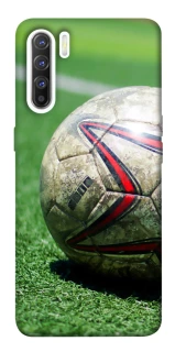 Чехол на Oppo Reno 3 Мяч на газоне фото 1 из 1