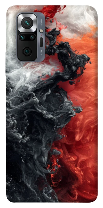 Чохол на Xiaomi Redmi Note 10 Pro Black and Red фото 1 з 1
