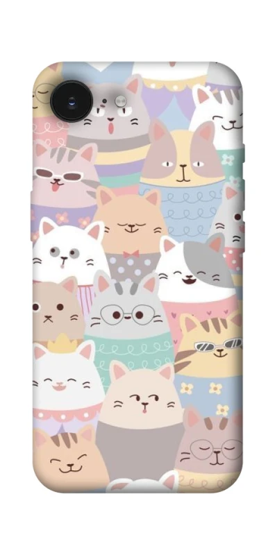 Чехол на Apple iPhone 16e (6.1") Funny Kittens ver.2 фото 1 из 1