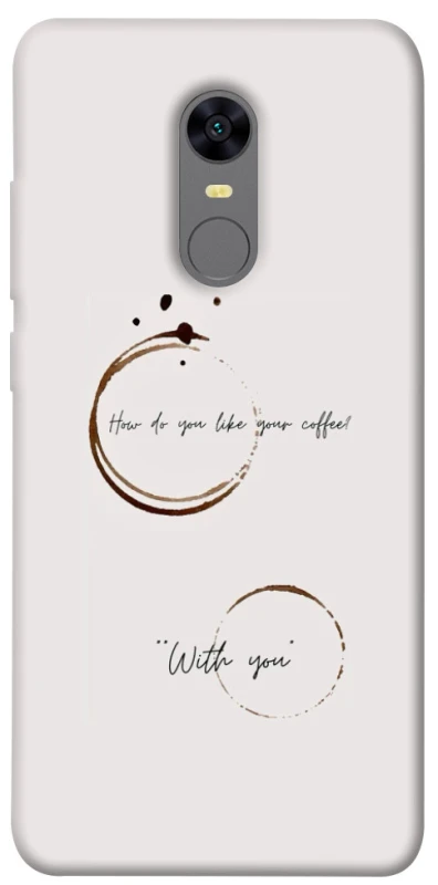 Чехол на Xiaomi Redmi 5 Plus / Redmi Note 5 (Single Camera) Coffee with you фото 1 из 1
