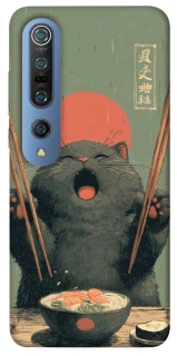 Чохол на Xiaomi Mi 10 / Mi 10 Pro Hungry Cat фото 1 з 1