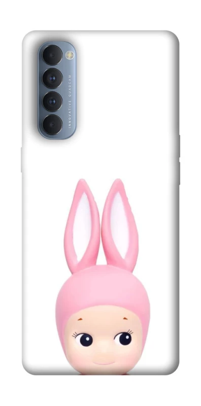 Чохол на Oppo Reno 4 Pro Minimal Bunny Peek фото 1 з 1