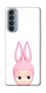 Чехол на Oppo Reno 4 Pro Minimal Bunny Peek фото 1 из 1