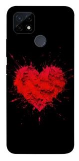 Чехол на Realme C25Y Splash heart фото 1 из 1