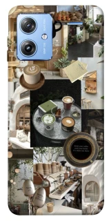Чехол на Motorola Moto G84 Coffee collage ver.4 фото 1 из 1