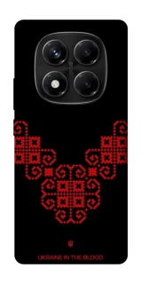 Чохол на Xiaomi Redmi Note 14 Pro 4G Чорно-червона вишиванка фото 1 з 1
