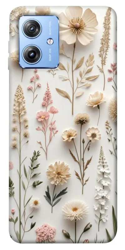 Чохол на Motorola Moto G84 Floral design ver.1 фото 1 з 1