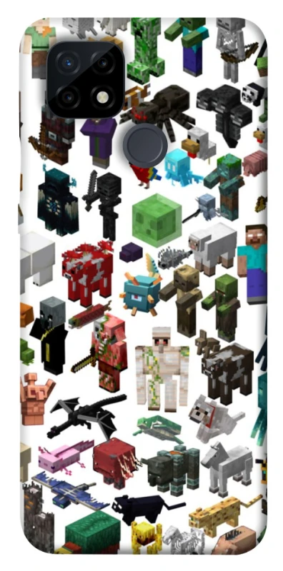 Чохол на Realme C21 Minecraft v4 фото 1 з 1