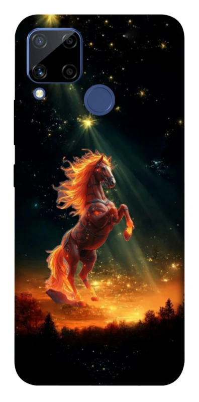 Чохол на Realme C15 Red Fire Horse ver.2 фото 1 з 1