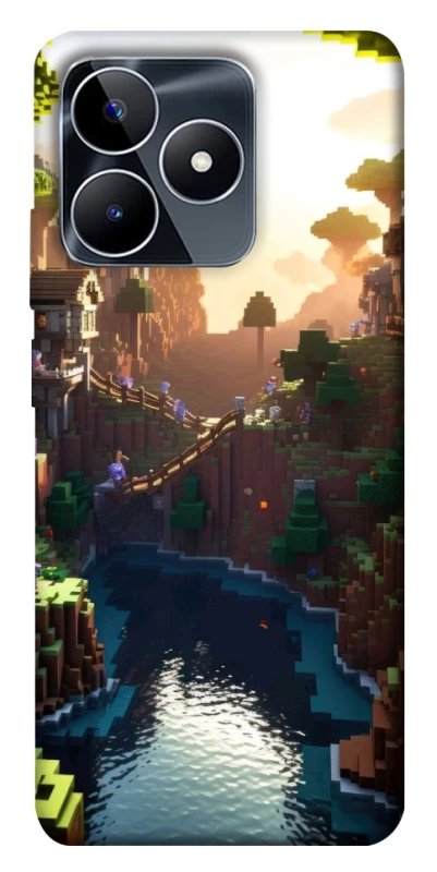 Чохол на Realme C53 Minecraft sunset фото 1 з 1