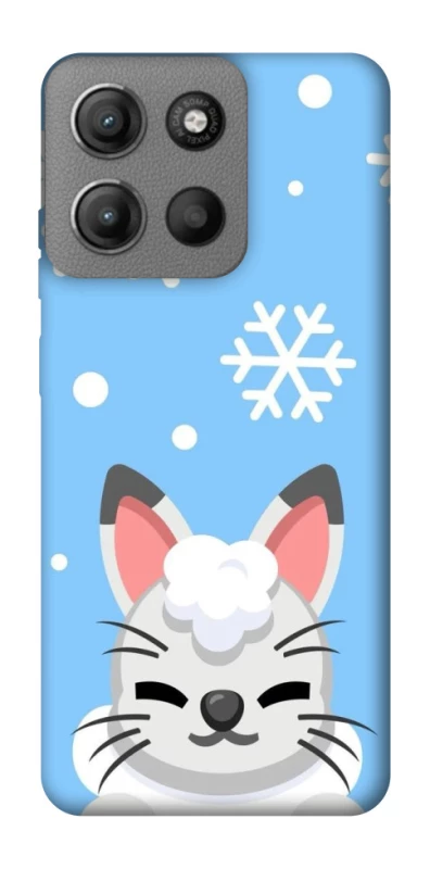 Чехол на Motorola Moto G15 Power Adopt Me Snow Kitty Smile фото 1 из 1