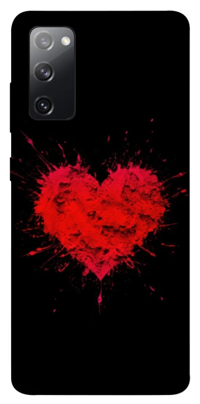 Чехол на Samsung Galaxy S20 FE Splash heart фото 1 из 1