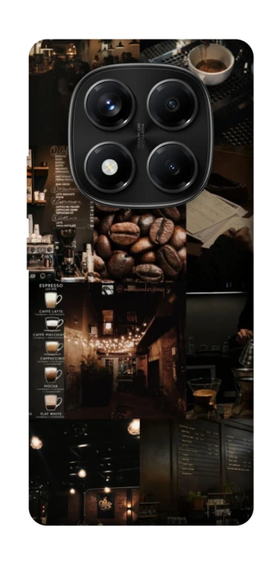 Чехол на Xiaomi Redmi Note 14 Pro 4G Coffee collage ver.1 фото 1 из 1