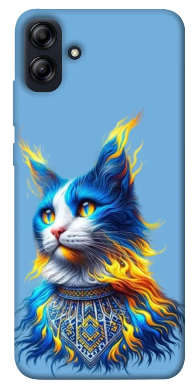 Чохол на Samsung Galaxy A04e Кіт патріот фото 1 з 1