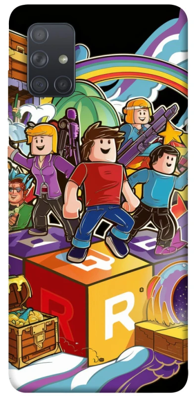 Чехол на Samsung Galaxy A71 Roblox family фото 1 из 1